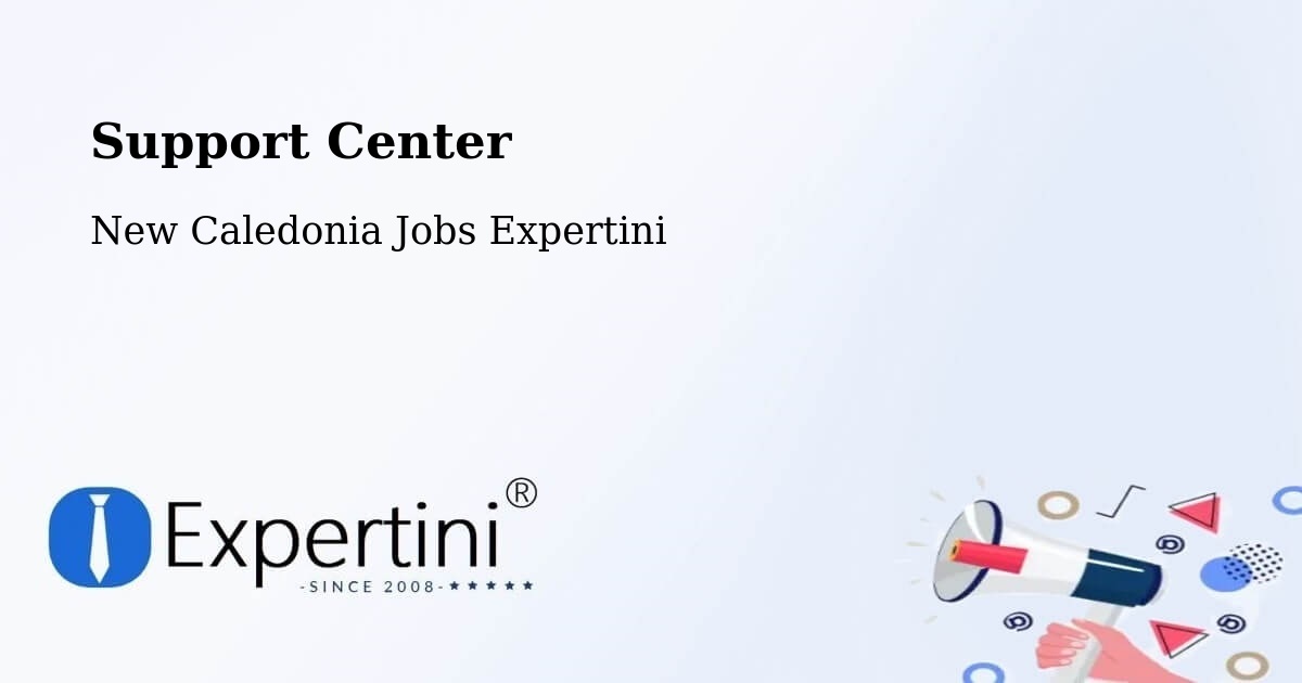 Support Services – Karikaté - New Caledonia Jobs Expertini